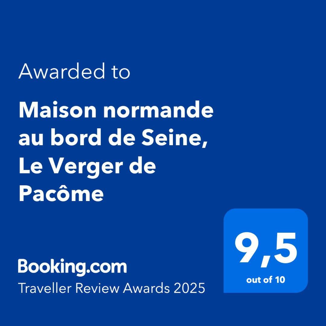 Maison Normande Au Bord De Seine, Le Verger De Pacome Anneville-Ambourville Ngoại thất bức ảnh